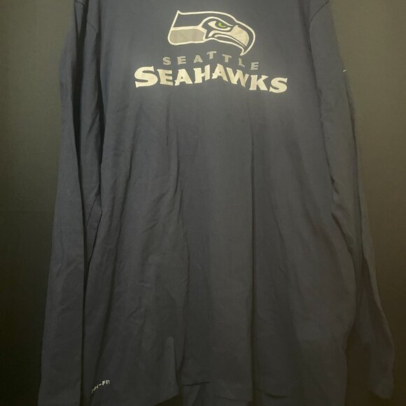 Seattle Seahawks Hoodie – XL – NFL Team Apparel / Nike Tee - Picture 1 of 6